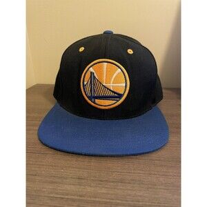 NBA Golden State Warriors Blue/black Fitted 7 Mitchell & Ness Hat